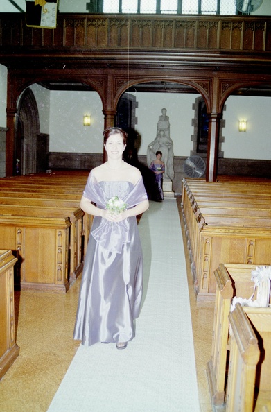 Lisa Walking Down the Aisle